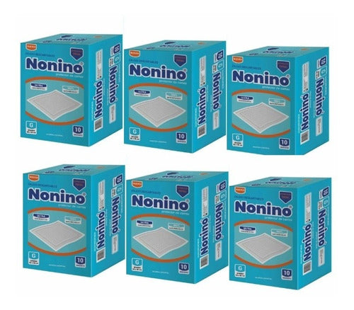 Nonino Zaleas Descartables 6 Packs X 10 Unidades 0