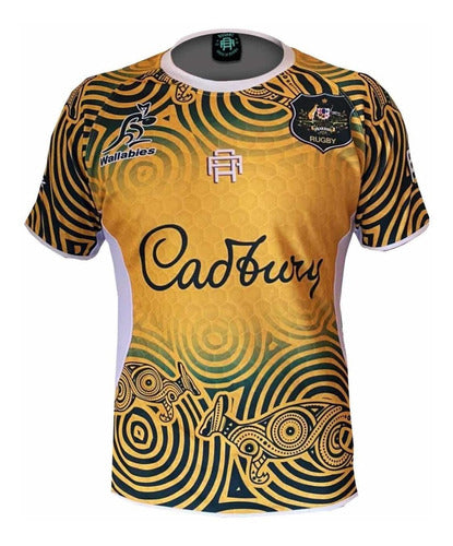 Rugart Camiseta De Rugby Wallabies Australia Indigenous 0