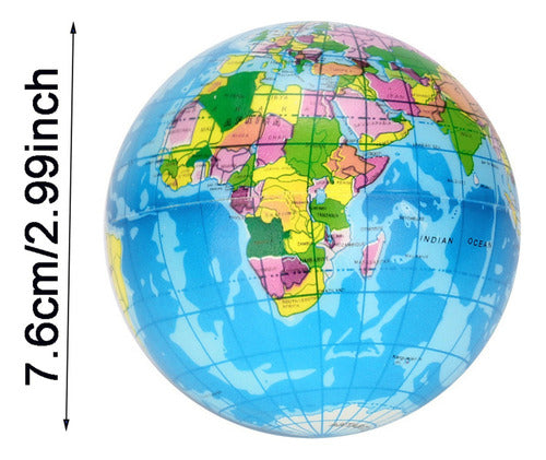 Brinquedos Mapa Mundial De Alívio Do Estresse Foam Ball 2