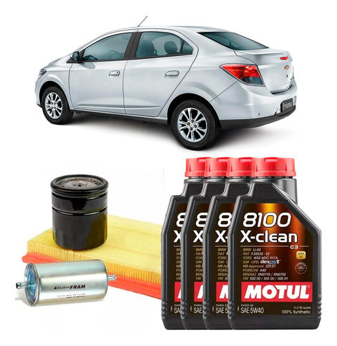 Service Cambio De Aceite Onix Motul 5w40 Sintético Filtros 0