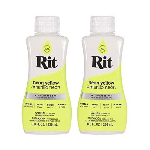 Colorante Para Tela Rit All Purpose 236ml X2u Amarillo Neon 0