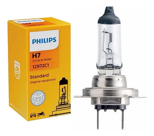 Philips H7 12V 55W Low Beam Light Bulb for Chevrolet Agile 0