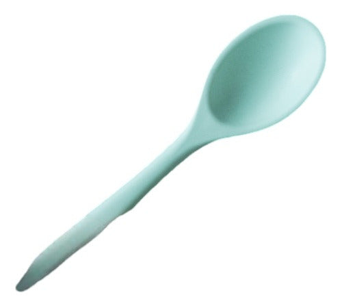 Generic Aqua Silicone Spoon 27.5 X 5.5 Cm 0