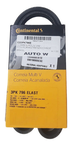 Contitech Correa Poli V 3PK 796 0