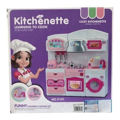 Set De Cocina Para Muñecas 3 Modulos Con Accesorios 1