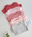 Carter's Baby Bodysuit Pack - Short Sleeve Stripes & Solids in Pink & Gray 1