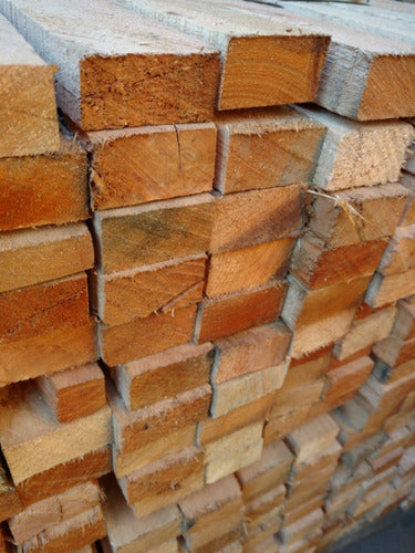 2x2 Saligna Wood Slab for Roofing or Framework - VAGOL Sawmill 1