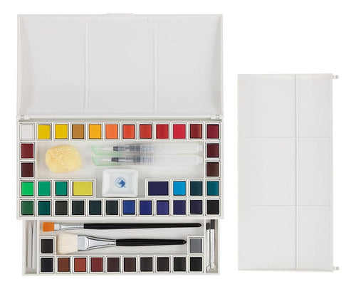 Marie's Artist Watercolor Paint Set - Professional Plein Aire Kit 0