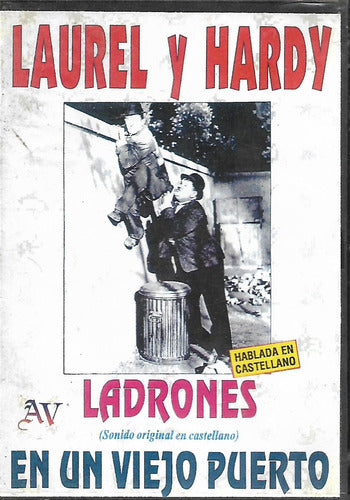 Dvd- Laurel Y Hardy - Ladrones - Y En Un Viejo Puerto 0