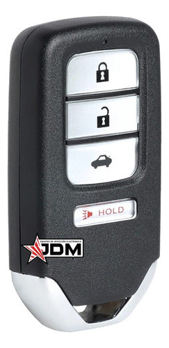 Mando Ikey Hd004al Honda Programable De 4 Botones Autel Jdm 1