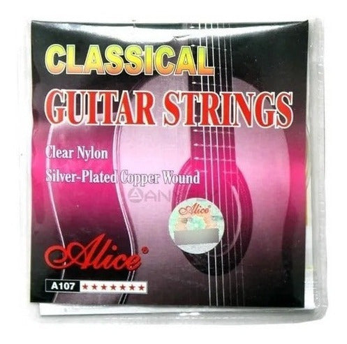 Juego Cuerdas Guitarra Nylon Alice A107n Cuota 0