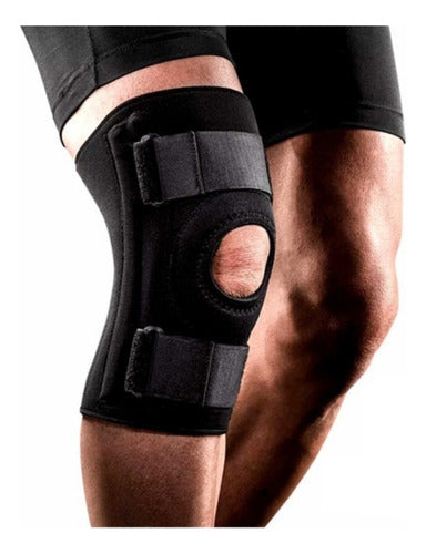 PTM Knee Brace with Lateral Stays, Adjustable and Patellar Support 0