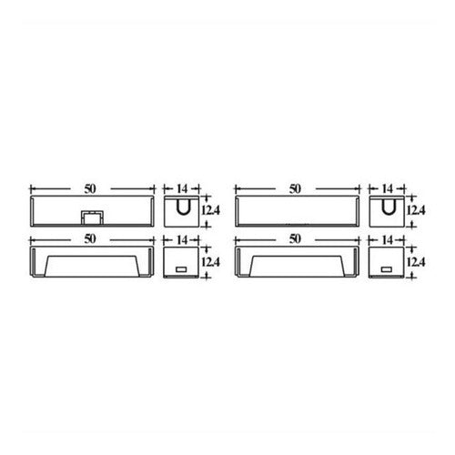 Stop Magnetic Sensor Bornera for Doors and Windows - 20 Units 1