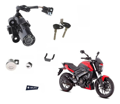 Bajaj Dominar 250 Original Lock Cylinder Kit 1