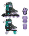 Rollers / Skates 2-in-1 Extendable Britz Kossok + Protec 0