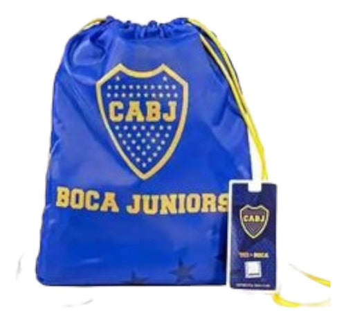 Toallón Playero Boca Juniors Licencia Oficial Con Mochila 0