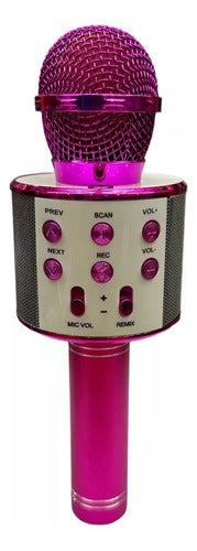 Bluetooth Kids Karaoke Microphone with Built-in Battery 0