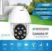 Kit 2 Security IP Cameras Outdoor Wifi Wireless Dome 3