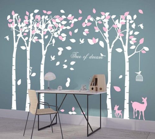 Vinilo Decorativo Pared [7mbgyq1b] Arboles 3