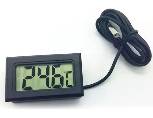 OEM Digital Thermometer with Measurement Probe Battery 0