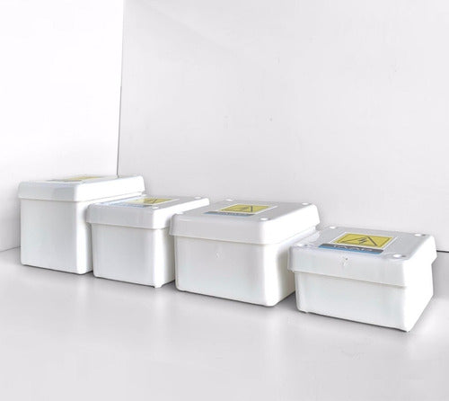 Pack of 10 Taad 90x90x55 Watertight Pass Box 4