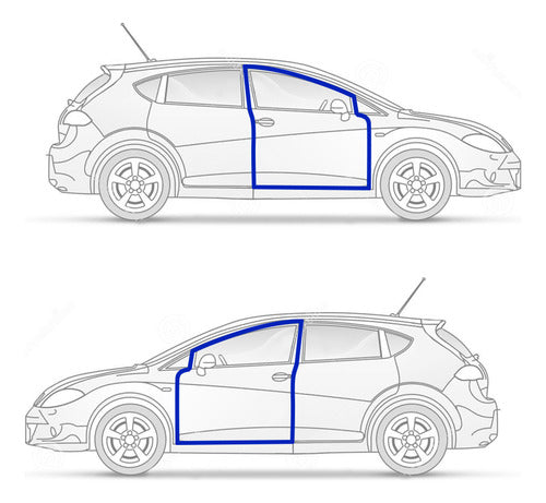 Par Borrachas De Porta Chevrolet Astra 1995 A 2011 4