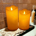 Set of 4 Flickering Warm Light Ivory Candles with Motion 5