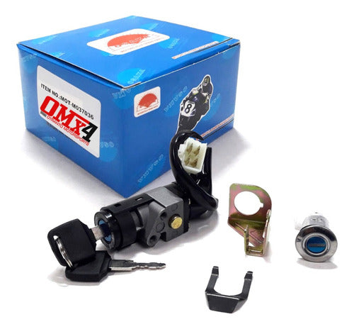 Okinoi Cylinder Locks and Key Kit for Zanella 110 Motorcycle 0