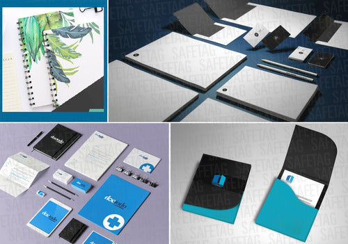 GRAFICA...SAFETAG Flyer Brochure A4 Promotional Brochures Tri-Fold Bi-Fold 5