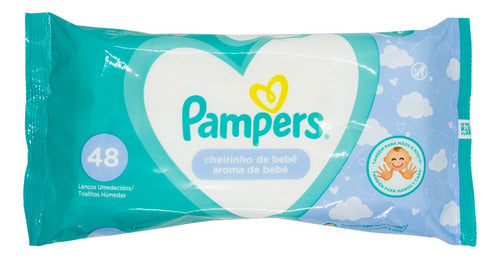 Pampers Kit X12 Toallitas Húmedas Aroma Caricia De Bebé 6c 1