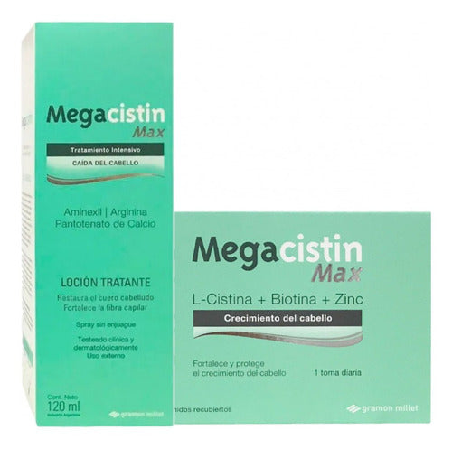 Combo Megacistin Max X 30 Com + Locion X 120 Ml 0