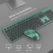 J JOYACCESS Wireless Keyboard and Mouse Combo, Full-Size Slim Rechargeable Keyboard 3