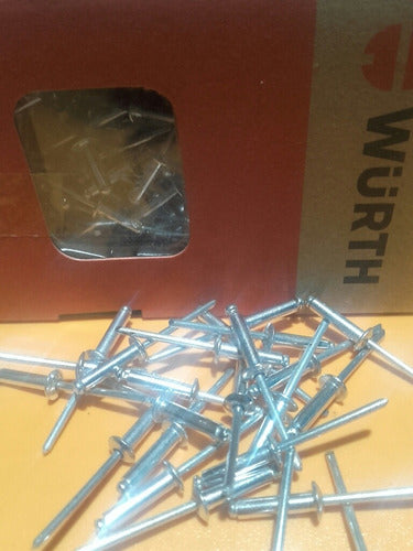 WURTH Pop Rivets 4/12mm X500 1