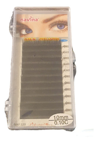 Navina Navina Eyelash Extensions Silk Hair by Hair 0.15c x 10 mm 0