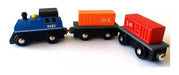 Cubeta Toys Magnetic Wooden Train Set with 2 Wagons 6668 0