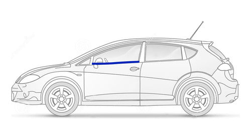 Pestana Externa Porta Esquerda Fiat Strada 2005 A 2011 4