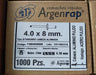 Argenrap Aluminum Pop Rivet 4x8 - 500 Units 3