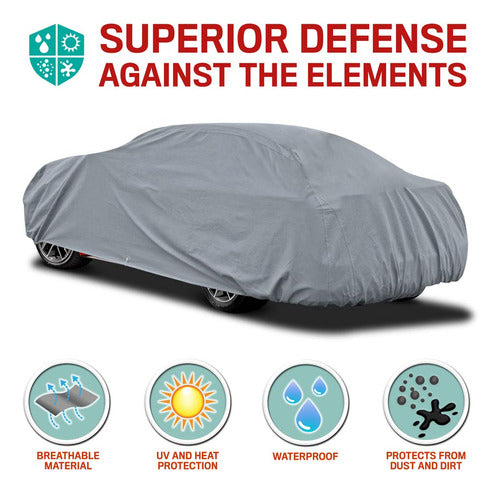 Motor Trend MV-CA2 4 Layers 4 Seasons Automatic Car Cover 4