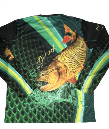 HT Remera Manga Larga Pesca Outdoor Pescadores Talles Grandes 3