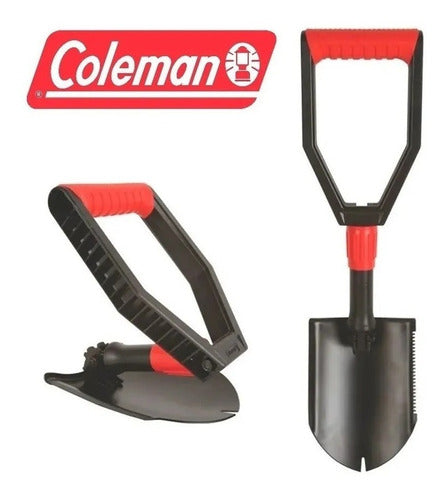 Coleman Foldable Shovel + Case Camping Rugged 4
