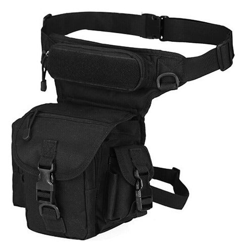 InJoy Multi-Purpose Tactical Waist Bag - Water Resistant - Black 0