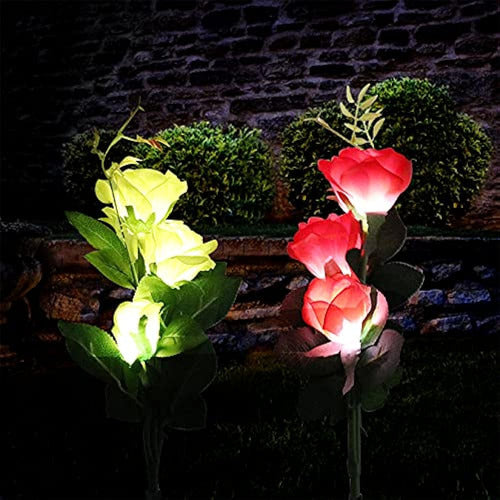 IRmm Outdoor Garden Flower Solar Lights, Pack 0