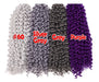 Curly Kanekalon Hair Extensions (Crochet) 16