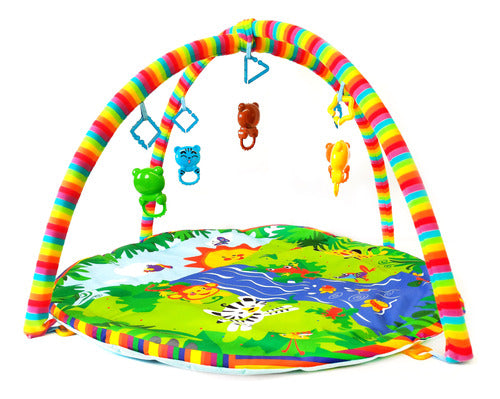 Baby Gym, Educational Playmat with Accessories - Gimnasio Para Bebés, Alfombra Didáctica Con Accesorios 12389