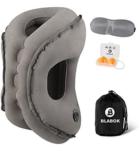 BLABOK Inflatable Travel Pillow, Multifunctional Neck Travel Pillow 0