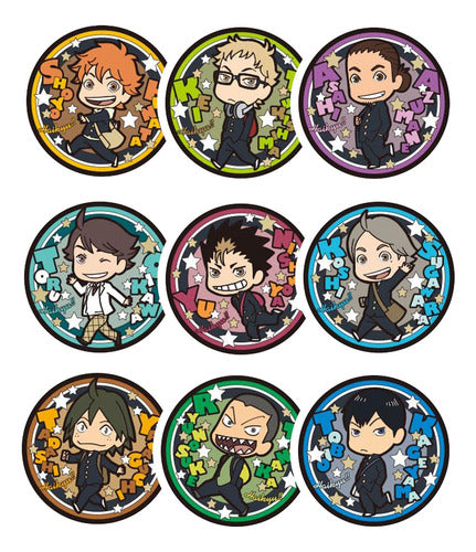 Moemoe Anime Circular Stickers Set - Haikyuu! 0