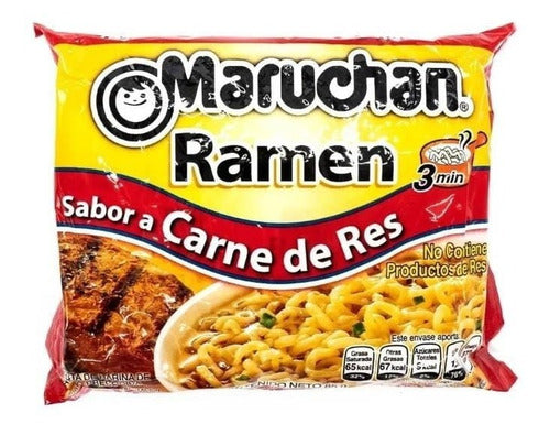 Maruchan Instant Noodles Pack of 5 - Beef Flavor 85g 0