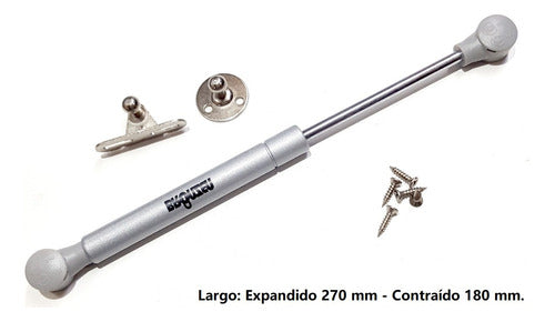 Bisagra Amortiguador Pistón A Gas Alacena Mueble 10 - 60 N 1