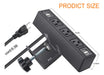 Cccei Desk Power Strip with 3 AC Outlets and 4 USB Ports 2