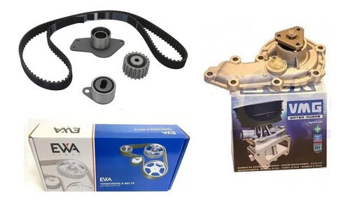 Kit Distribucion Bomba Agua P/ Renault Kangoo 1.9 Diesel F8q 0